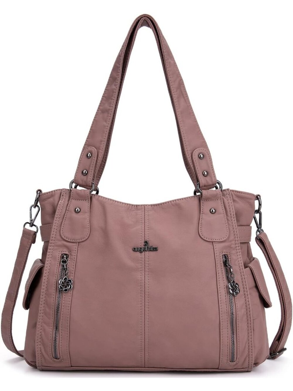 Stylish Women's Top-Handle Hobo Purse - Roomy Casual Tote & Satchel Bag